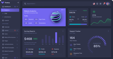 portfolio dashboard preview